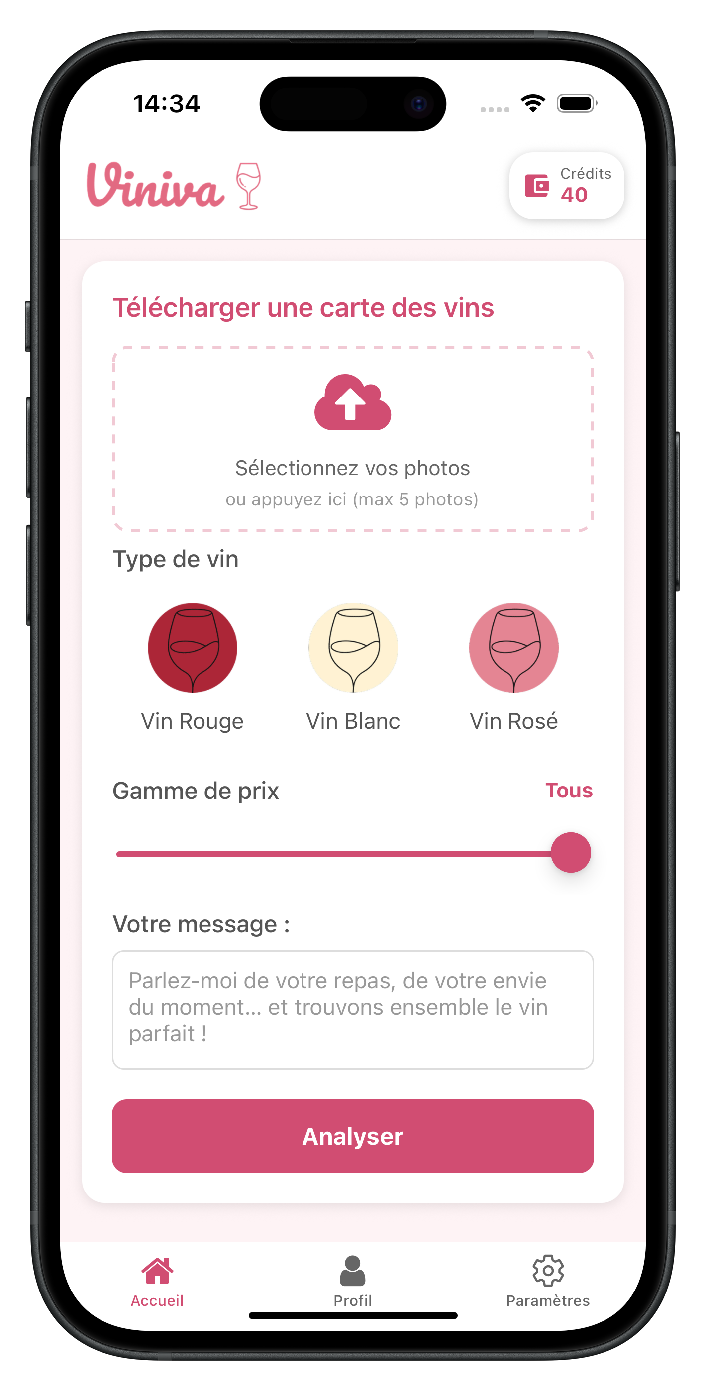 Analyse de photos